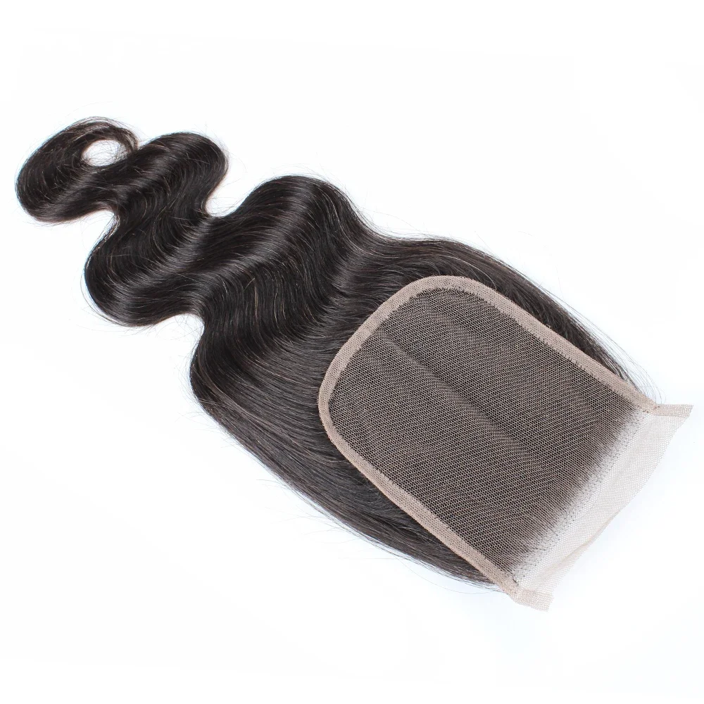 Ombre Honey Blonde Body Wave 4x4 Lace Closure Remy Indian Hair With Swiss Lace 1B 27 30 Natural Color Hair Free Part 10-18 Inch - Image 6