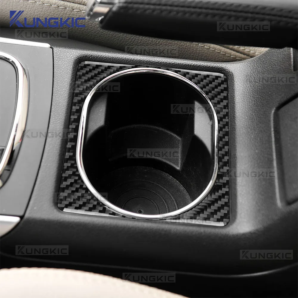

Real Soft Carbon Fiber Cup Holder Panel Trim For Mercedes-Benz A-Class W169 B-Class W245 2004 2005 2006 2007 2008 2009 2010 2011