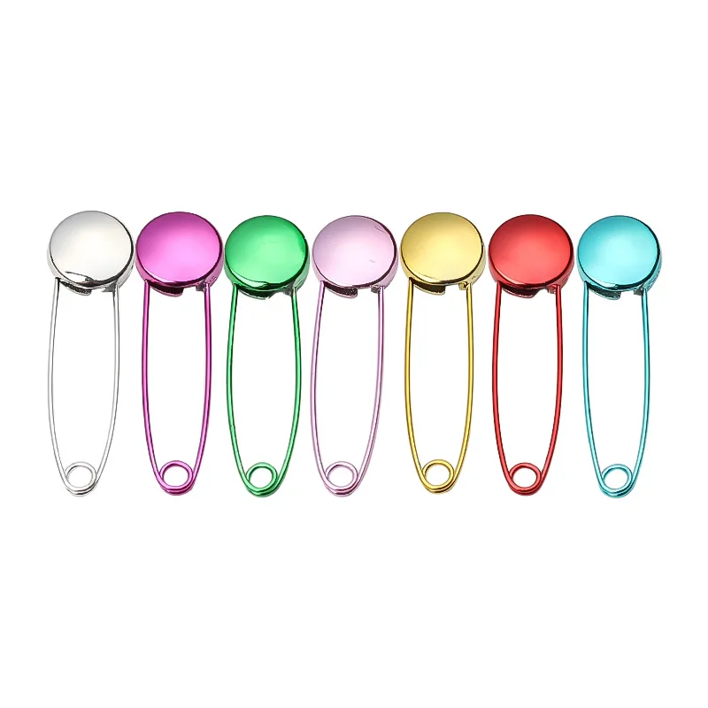 10Pcs 4/5.4cm Pins Plastic Head Cloth Diaper Pins Buckles Sewing Baby Safety Locking Pins For Quilting Knitting Stitch Markers