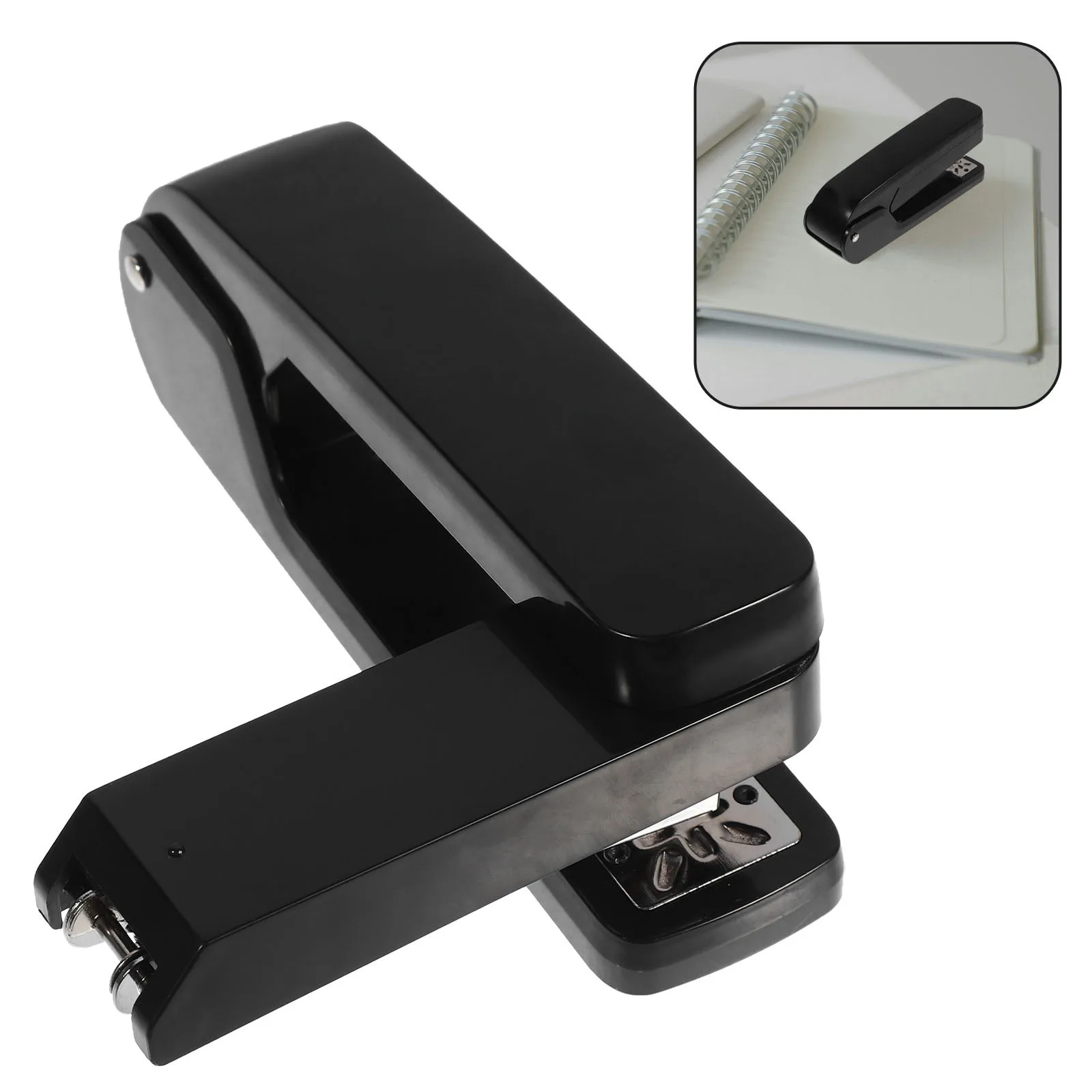 

1pc Rotating High-Durability Portable Office Binding Stapler Multi-Function Desktop Stapler For School Home Office