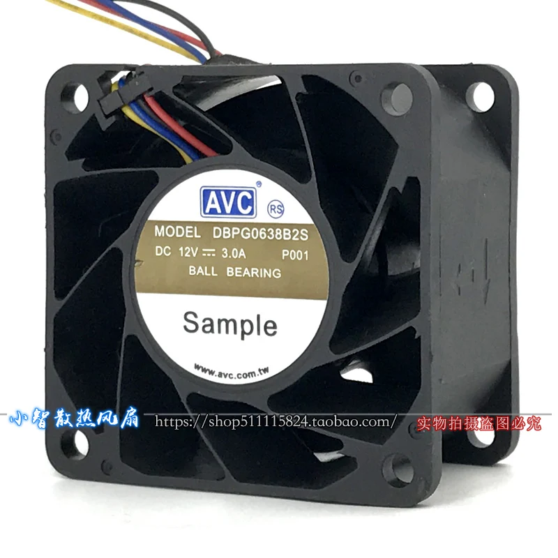 ORIGINAL DBPG0638B2S 12V 3.0A 6038 60*60*38mm NEW COOLING FAN RADIATOR