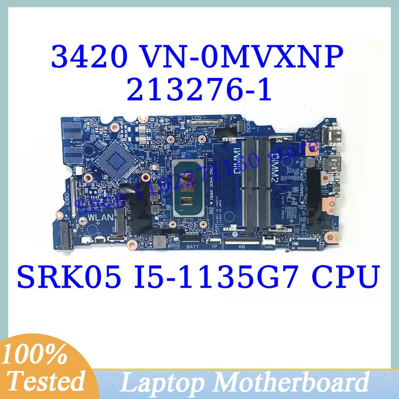 VN-0MVXNP 0MVXNP MVXNP For DELL 3420 With SRK05 I5-1135G7 CPU Mainboard 213276-1 Laptop Motherboard 100%Full Tested Working Well