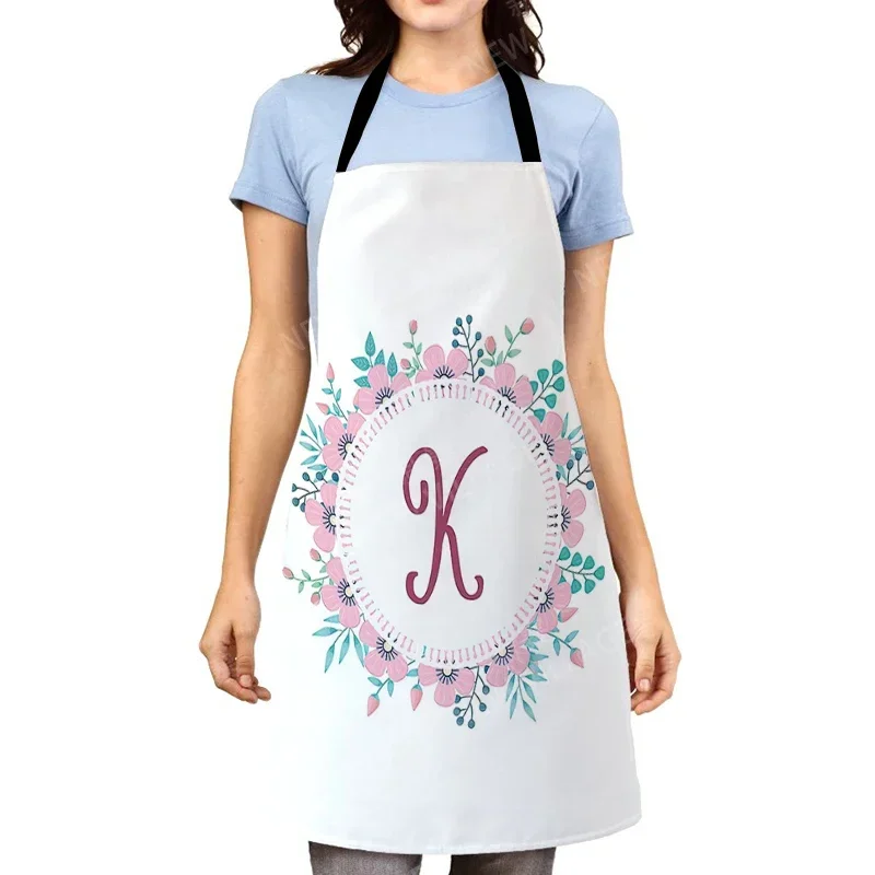 Aesthetic Women kitchen apron kids original Children Waterproof girl fashionable princess waiter work apron oil proof letter