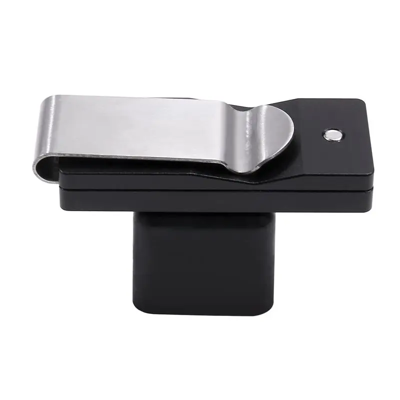 HOES-Billiard Cue Chalk Holder, Pool Cue Chalk Holder With Magnetic Belt Clip Snooker Billiard Accessories