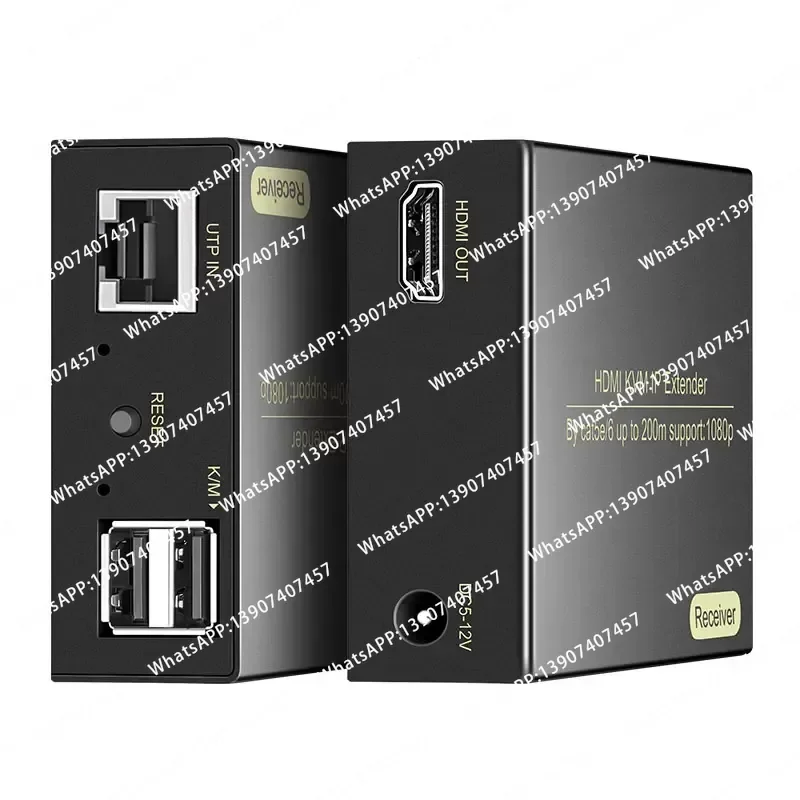HDMI KVM extender high definition with USB synchronous to network cable transmitter 200m one-to-many RJ45 network audio &