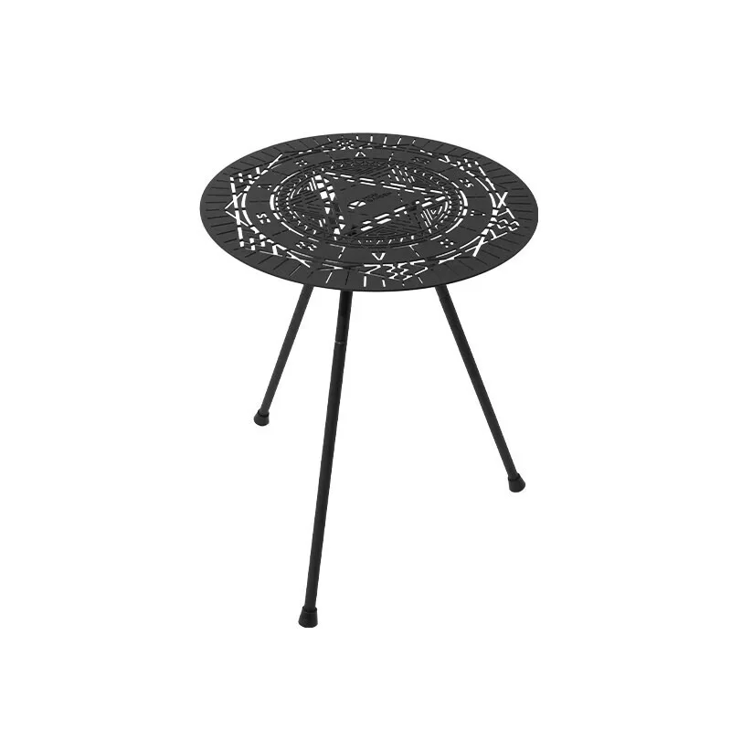 Outdoor Camping Mini Round Table Portable Picnic Detachable Round Table Multifunctional Folding Picnic Adjustable Table New