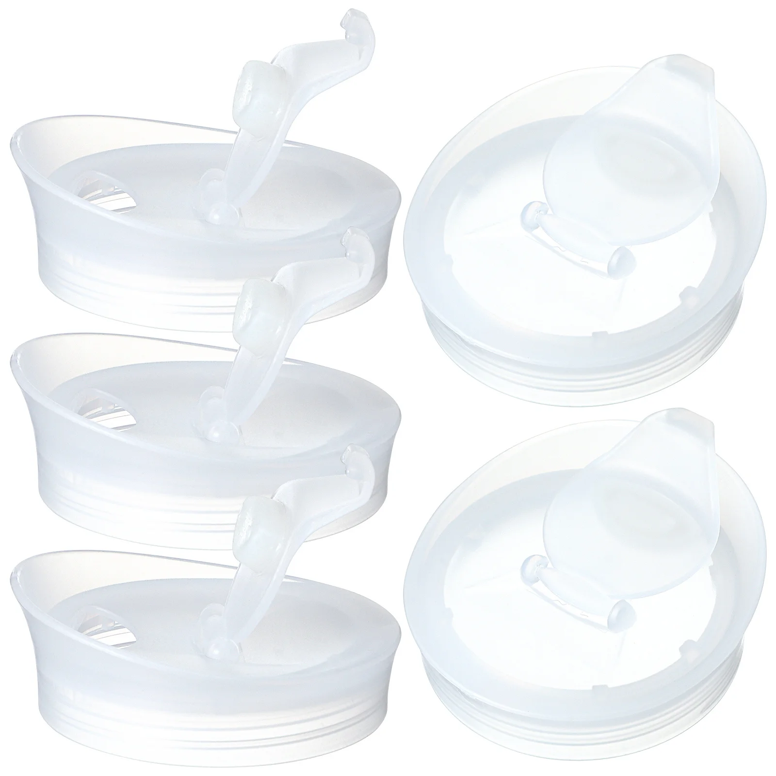 

5Pcs Water Kettle Airtight Cover Plastic Replacement Lid for Pitcher Jug Spill-Resistant Sealing Lid for Home Restaurant