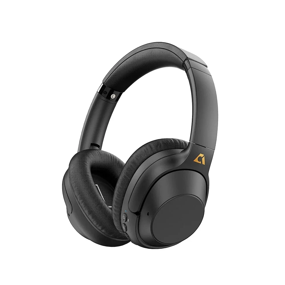 Ankbit E500 ANC Over-ear Hi-fi with 75H Playtime,enc Bluetooth 5.2 Headphones Technology for Phone Call/music/travel LED TYPE-C