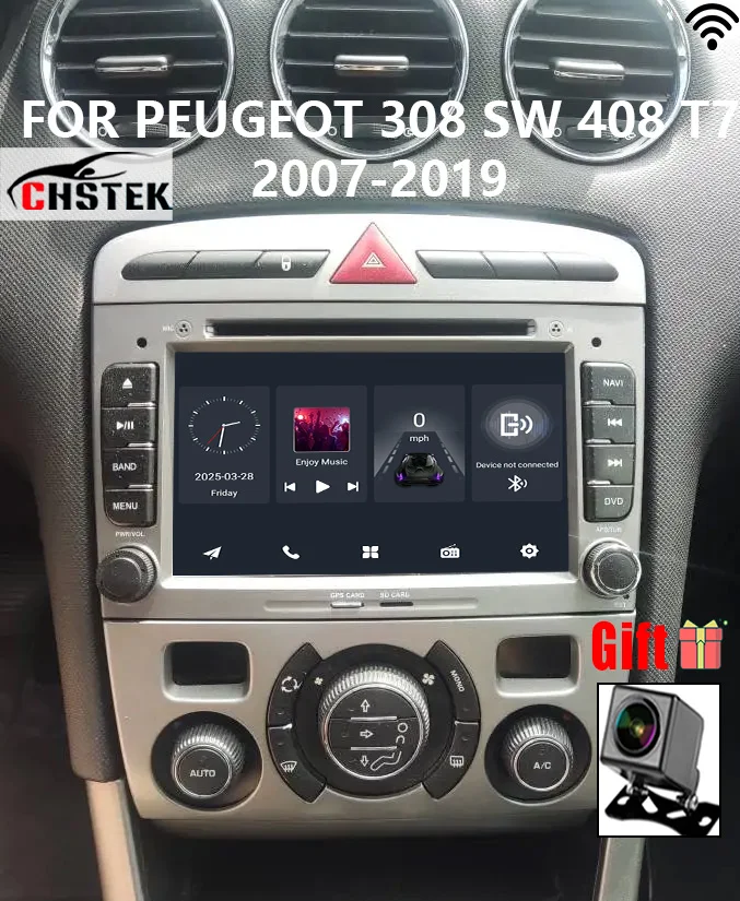 

Car Radio Carplay For Peugeot 308 308 SW 408 T7 2007-2019 Android Player Touchscreens Bluetooth Replacement Guide Renew Exchange