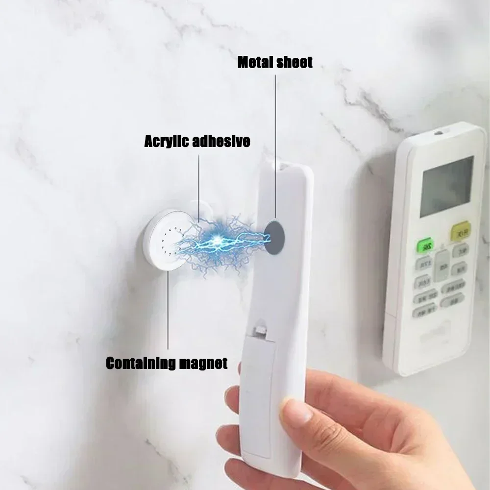 Magnetic Remote Control Holder Wall Mount Holder Magnetic Strong Hold Electric Appliance Remote Control Home Office Wall Holder