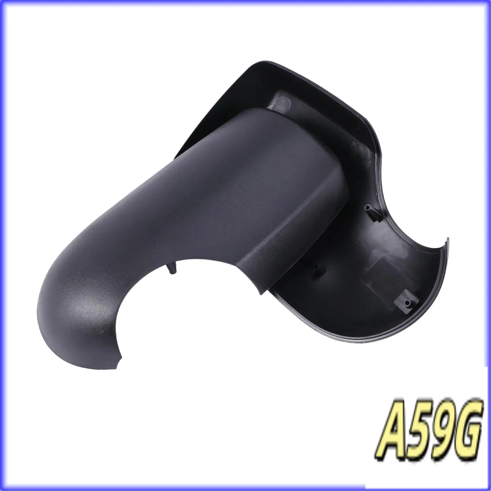 

G9-2Pcs ABS Black Door Wing MIRROR COVERS Near Passenger L+R For FORD TRANSIT MK6 MK7 2000-2014