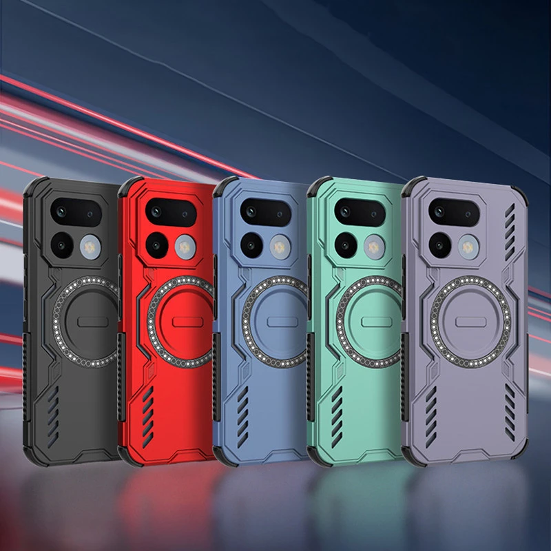 

For Realme 16 Pro 5G Case For Realme 14 15T 15X 15 16 Pro Cover Heat Dissipation Armor Shockproof Bumper For Realme 16 Pro+