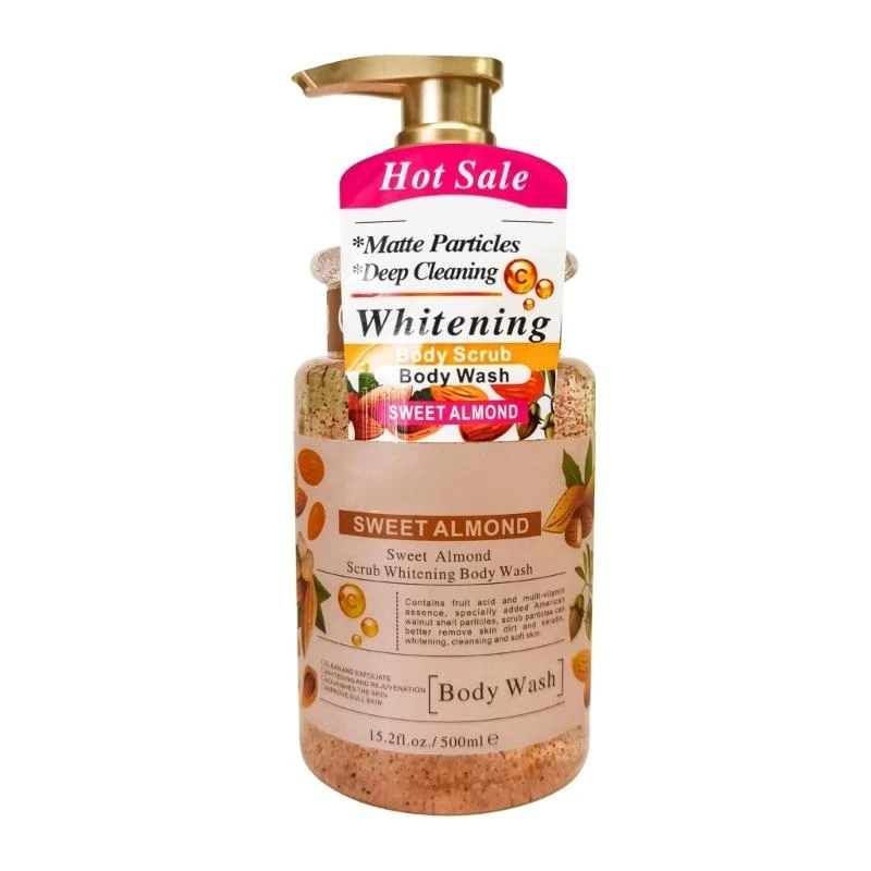 스크럽 바디워시 비타민 E 아몬드 에센스 보습 샤워젤 500ml