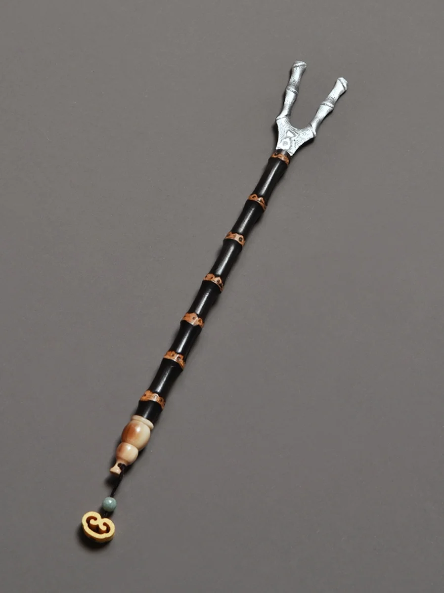 

Зажим для крышки чайника ручной работы с фиолетовой бамбуковой ручкой, не обжигающий руки, для чугунных и серебряных чайников, аксессуар для чая