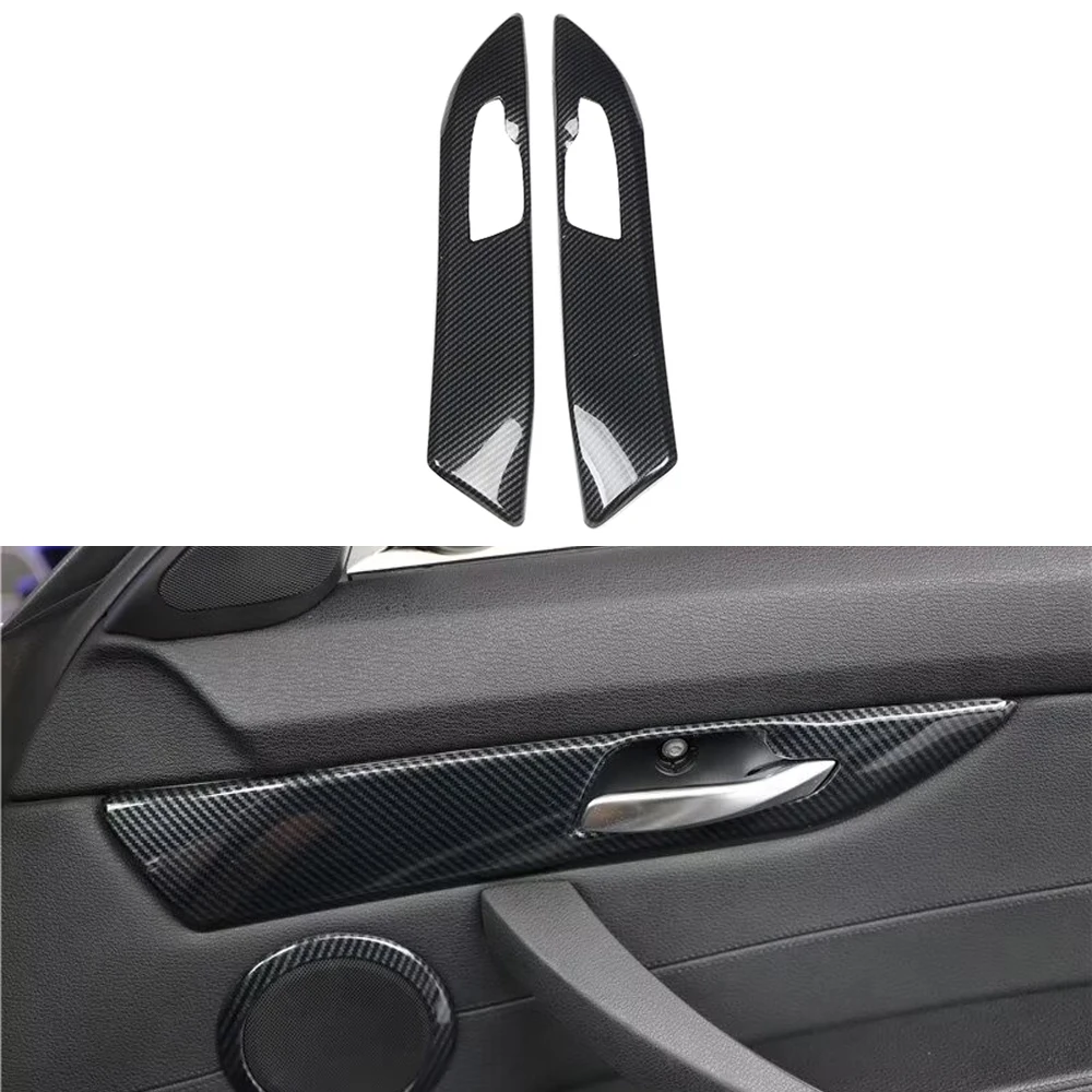 

for BMW Z4 E89 2009-2016 Door Handle Overlay Carbon Fiber Grain ABS Plastic 2pcs