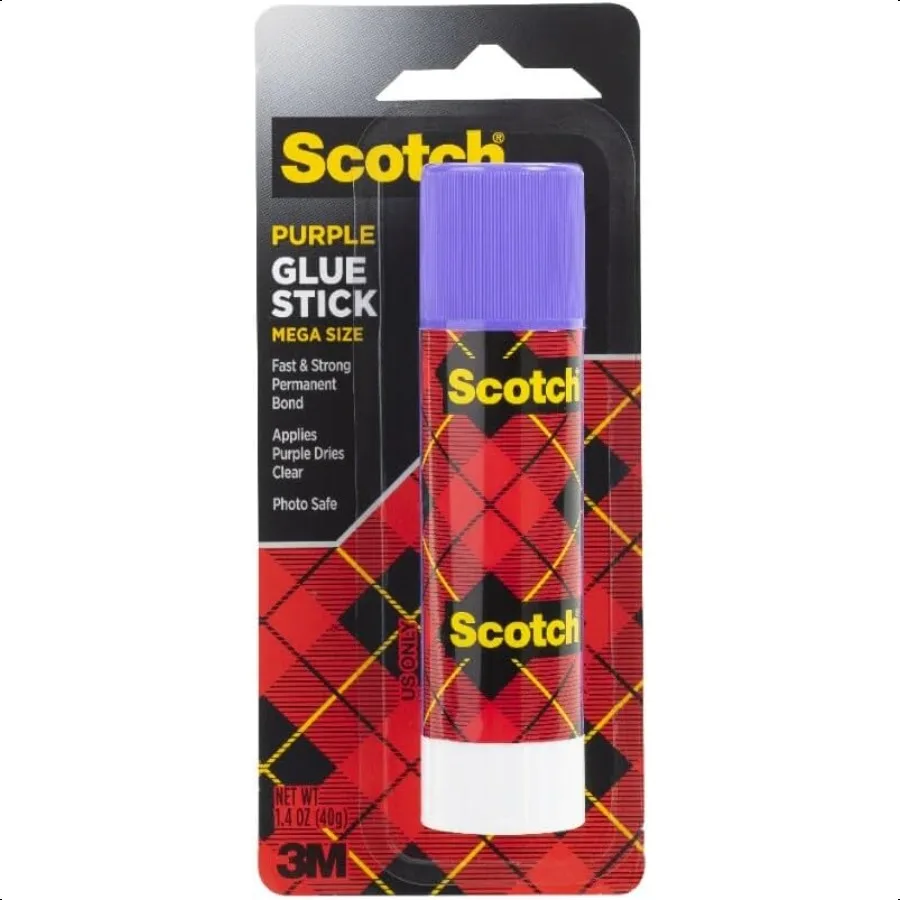 

Mega Purple Glue Stick 1.4 oz Acid Free and NonToxic 6108MEGA