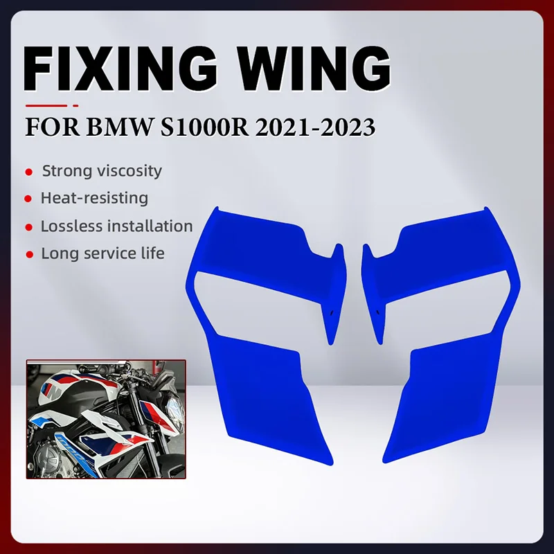 Motorcycle ABS Carbon Paint Fairing Fixed Wing Spoiler For BMW S1000R M1000R S1000 R M1000 R 2021-2023 Aerodynamics Side Winglet