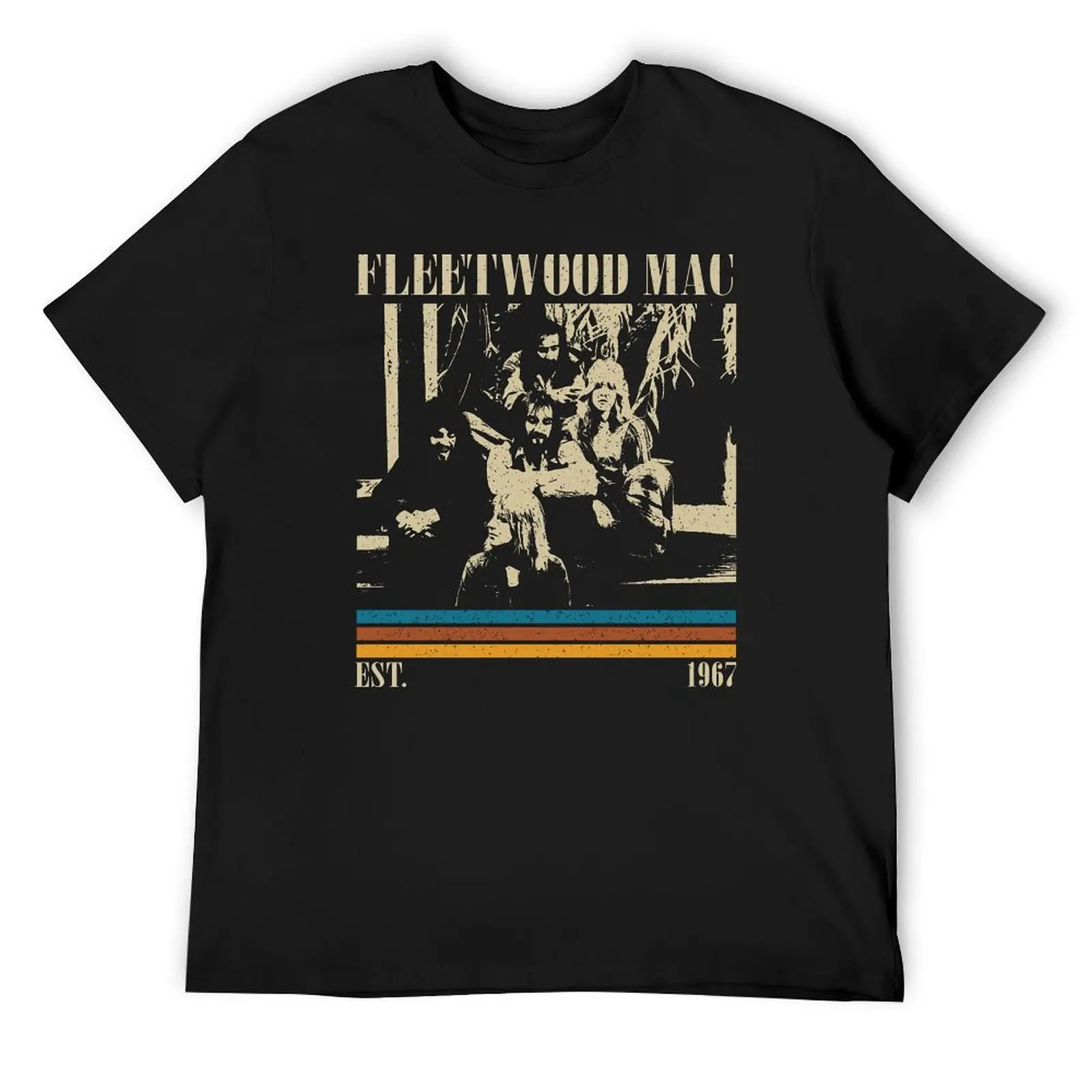 Album Fleetwood Mac Band, The Fleetwood Mac T-Shirt kawaii clothes vintage t shirts boys whites Men's t-shirt