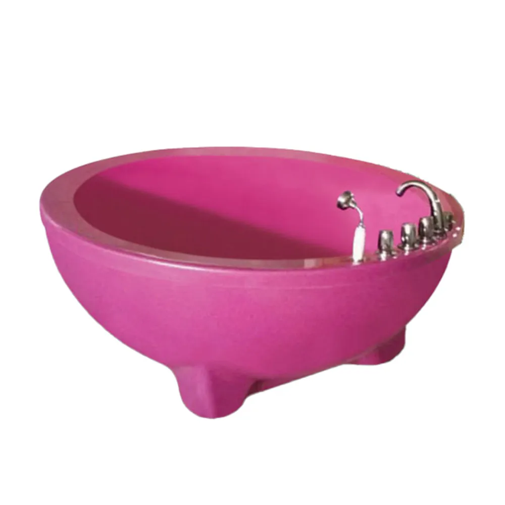 

Europe Design Bathroom Freestanding Bathtub Purple Acrylic Bathtub