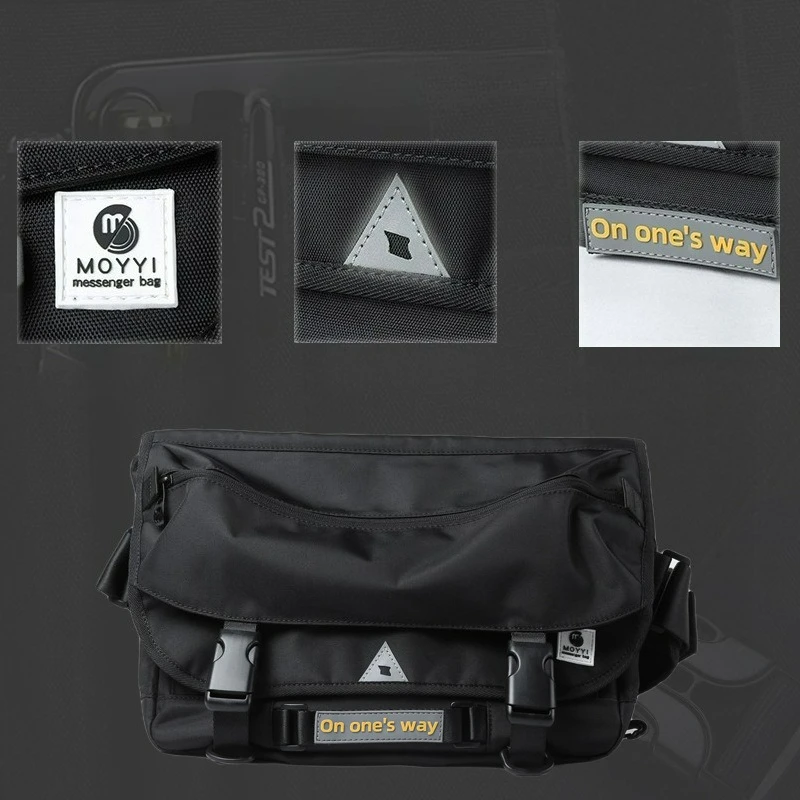 2025 جديد الرجال الكتف حقائب كروسبودي حقيبة ساعي دراجة نارية حبال حزمة متعددة جيب التكتيكية حقيبة صدر للرجال Daypack #2