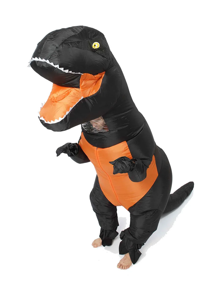 

JYZCOS T-REX Inflatable Dinosaur Costume Adults Kids Anime Party Cosplay Dinosaur Suit Scary Dinosaur Paly Doll Dress