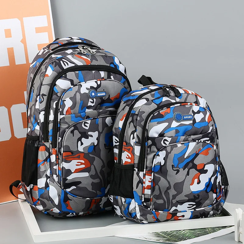 2024 Camouflage School Bags For Boys Girls Children Backpack Kids Book Bag Mochila Escolar Schoolbag Schooltas Cartable Enfant