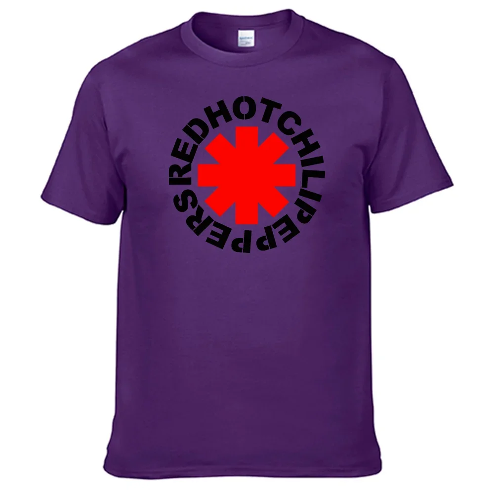 RHCP Rock Band Red Hot Chili Pepperss T shirt 100% Cotton Men Shirt N025