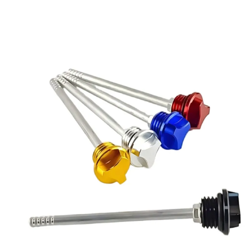 

1 Pcs CNC Aluminum Ngine Oil Tank Dipstick Level Lndicator For Most Motorcycles Modification Accessories Oil Dipsti
