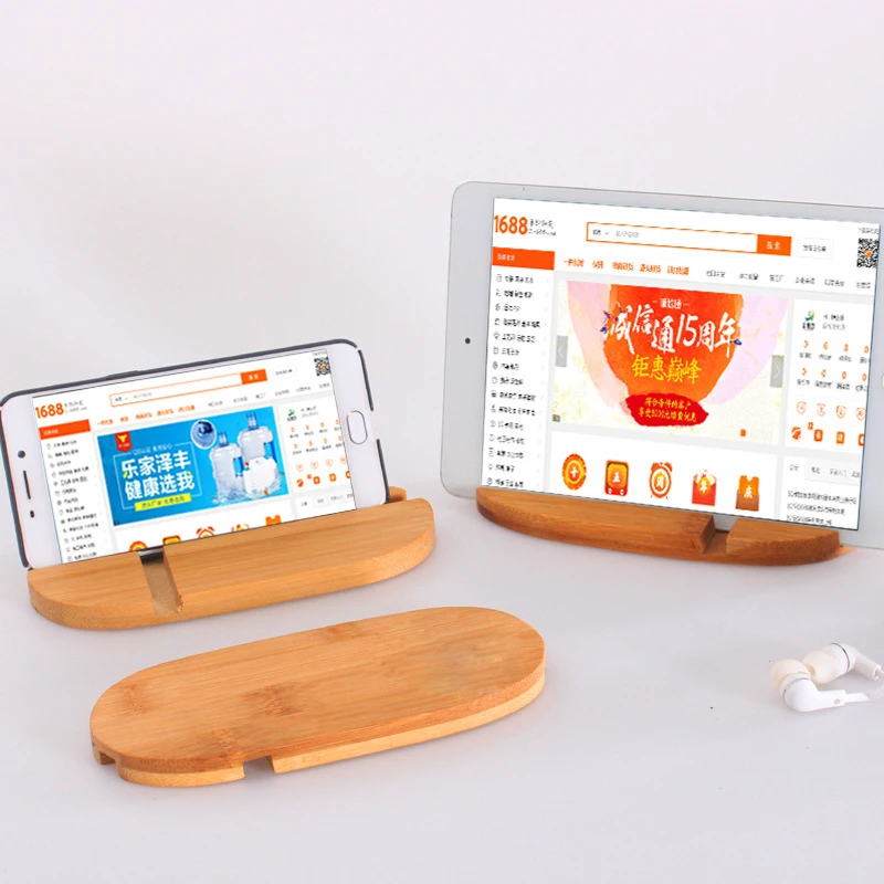Новинка, держатель для телефона, универсальный держатель для телефона, бамбуковый деревянный стол, Защита окружающей среды