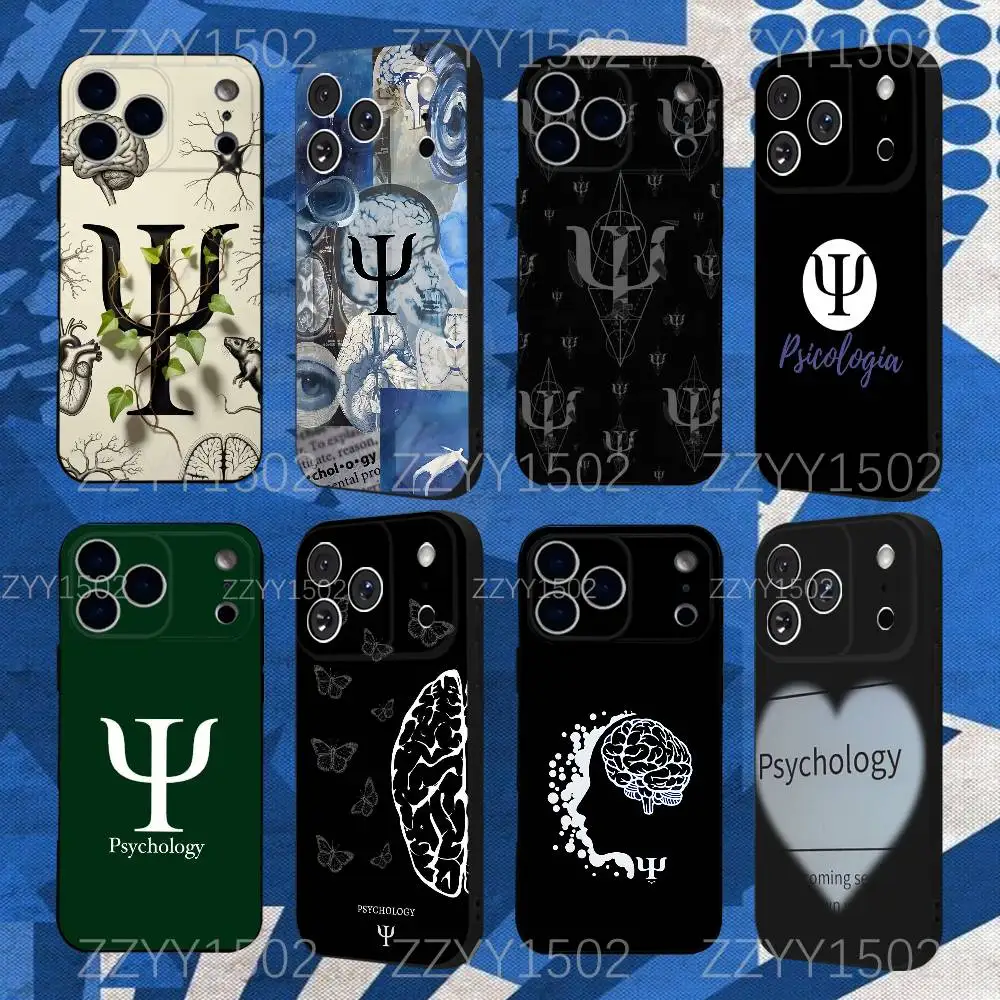 

Psychologist Profession Psychology Phone Case For iPhone 17,16,15,14,13,12,Pro,Max,Plus,E,SE4,Air,Mini Black Funda Shell