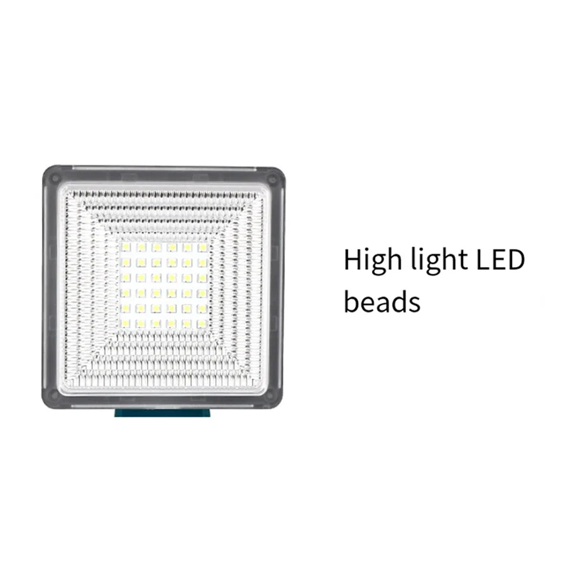 -A25M For  14.4-20V Batteries Floodlight 15W Flashlight Spotlight Cordless Lighting Light For Construction Sites