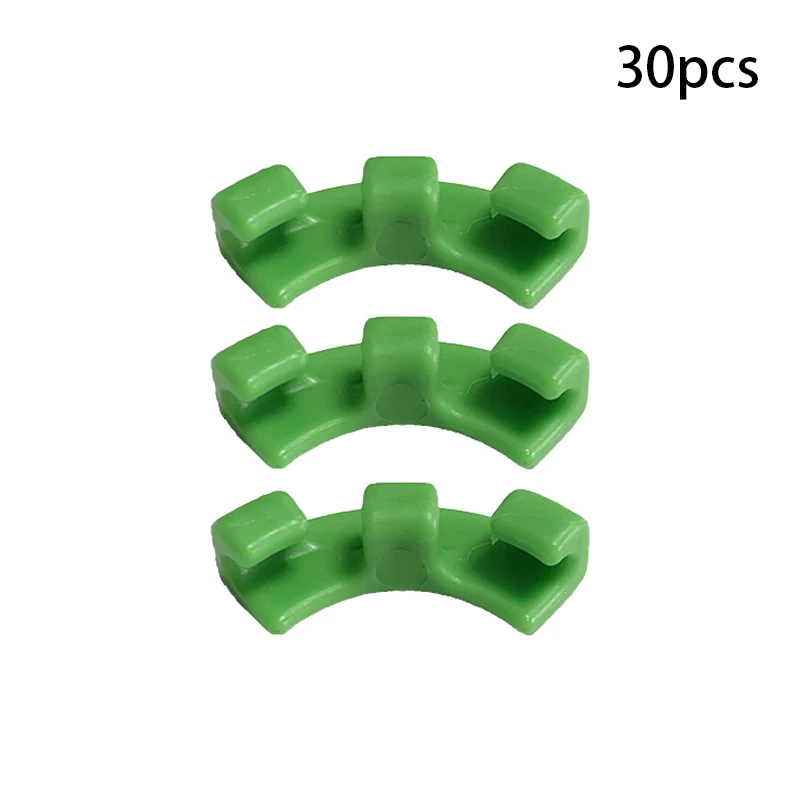 30pcs Plastic Plant Bender For Plants Bending Clips Twig Clamp Branches Accessories Red/Green Plant Support Guides Trainer