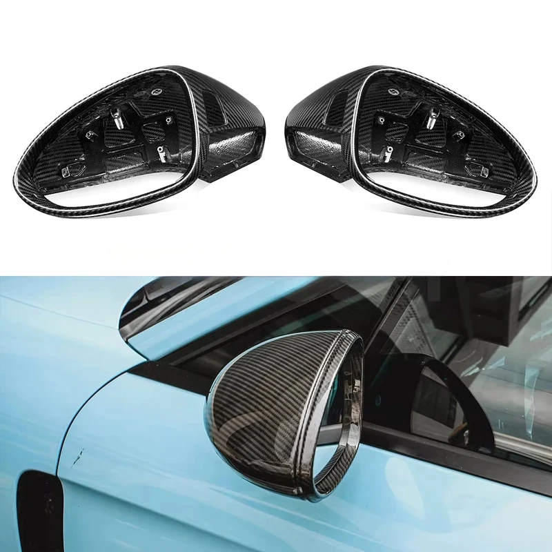 

Left Hand Drive 971 OEM Style Dry Carbon Fiber Mirror Cap With Lane Assist for 2017-2023