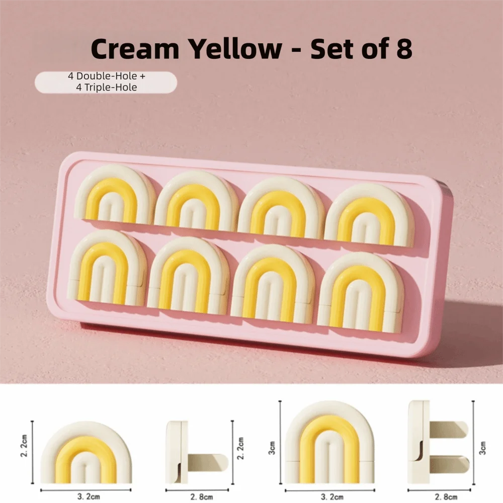 1 Set Anti-Electric Shock Childproof Outlet Plug Covers Baby Proofing Dustproof Outlet Plug Covers Waterproof Socket Protector
