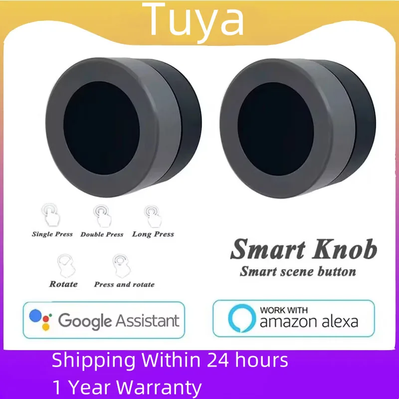 

Умная Ручка переключателя Tuya, беспроводной кнопочный контроллер ZigBee с питанием от батареи, автоматический шлюз
