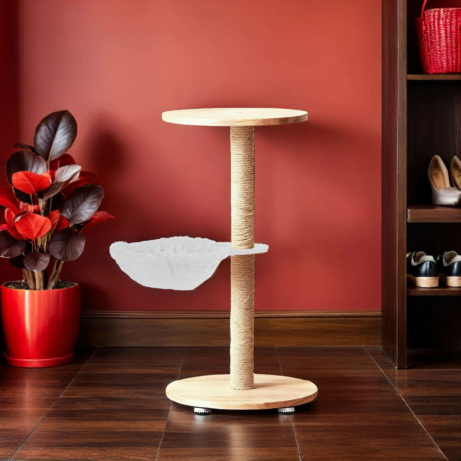 

Hammock Wall Mounted Hanging Nest For Cats Indoor Diy Install Tree Accessories Tree Replacement Lounger Climbing