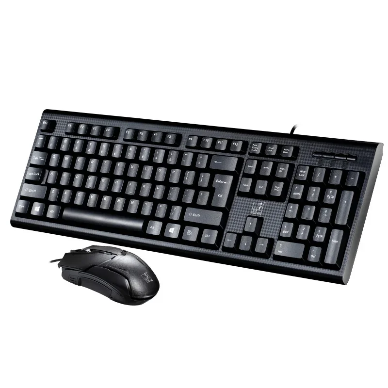 Wired Gaming Mouse Keyboard Combo Q9 Ps/2 Usb Ideal For Business Office Desktop Laptop Computers