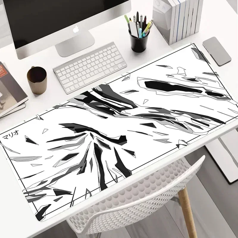 Hot Sell Large Gaming Mouse Pad Multi Size Gamer Mat Abstract Xl Computer Cushion Keyboard Desk Non Slip Rubber Locking Edge Rug