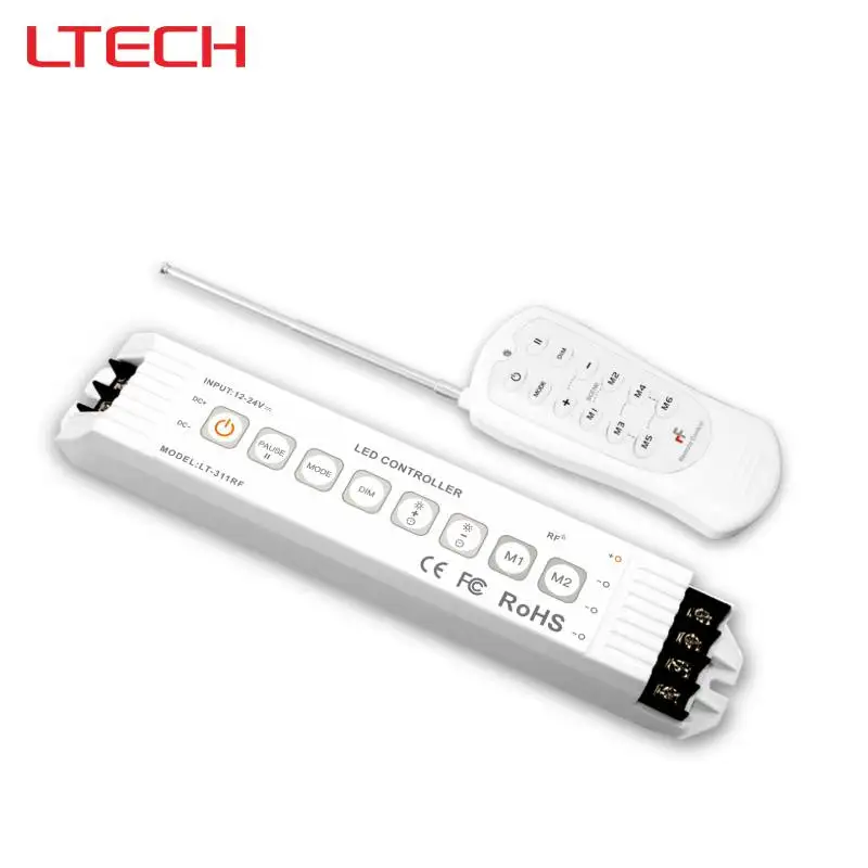 LTECH T-311RF Multifunctional LED Dimming Controller, Common Anode, Maximum Load Current 3CH, Max 18A
