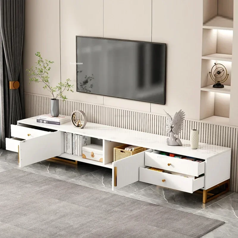 

Modern Wooden TV Stands Nordic Living Room Furniture Home TV Cabinet with Drawers Small Apartment Storage Cabinet TV Table