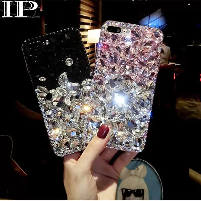 

Luxury Diamond Phone Case for Huawei Nova Y70 Y61 Nova 10 9 8i SE 7SE 7i 5T Rhinestone Cover Coque