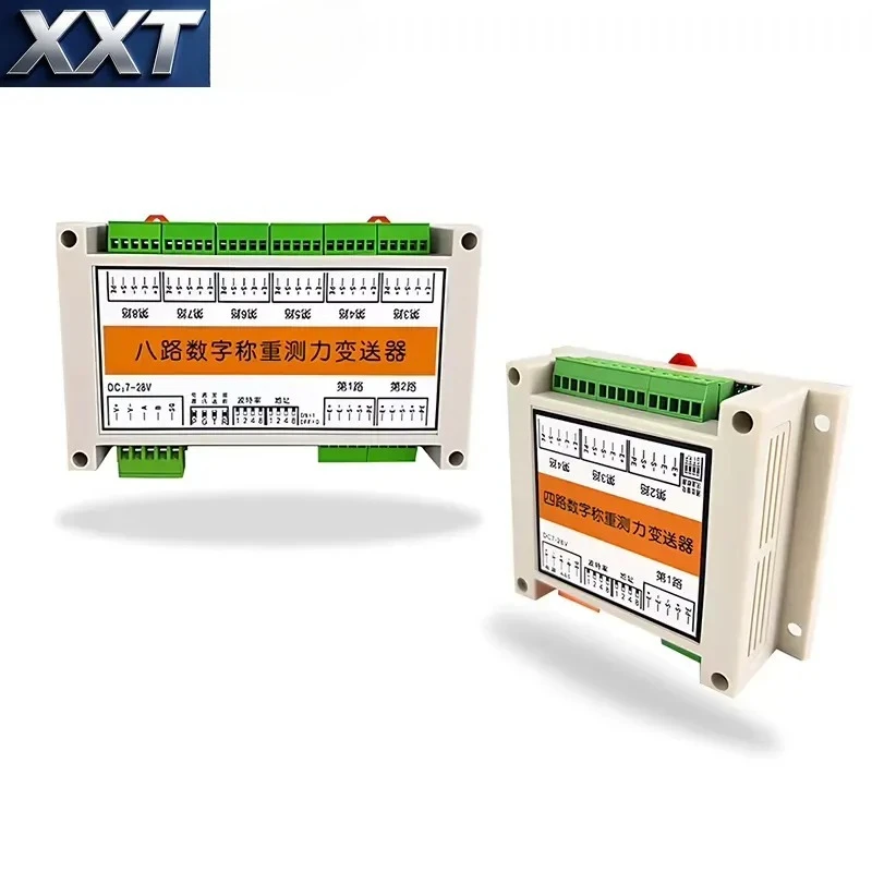 XXT 2026 Hot Sell High Precision Weighing Signal Transmitter RS485 1/2/4/8 Channel Input For Force Sensor