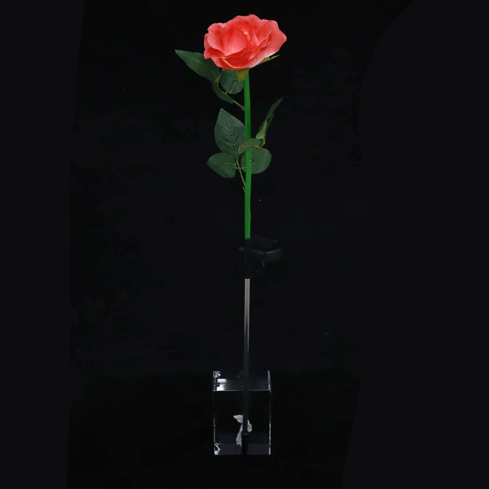 

Rose Flower Light Outdoor Decorative Garden Lamp Outdoor Flower Light Bright PVC Stainless Steel Energy Saving