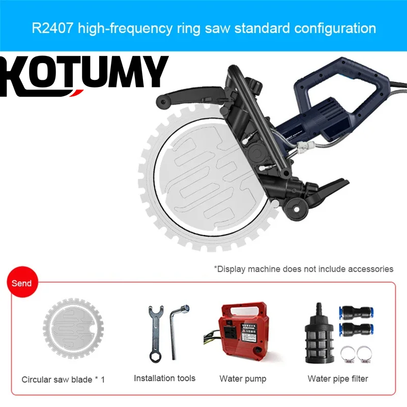 2200RPM High Frequency Brushless Multi Function Concrete Wall Metal Polisher