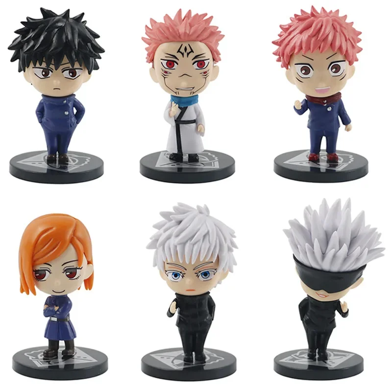 Jujutsu Kaisen Anime Figure Doll Model Toy Gojo Satoru Itadori Yuji Pvc Kugisaki Nobara Ornaments Fushiguro Megumi Cartoon Toy