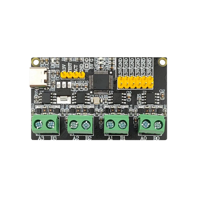 

USB-4 RS485 UART USB к RS485 CH348 4 Модуль TTL Многопортовый модуль расширения для RS485 UART
