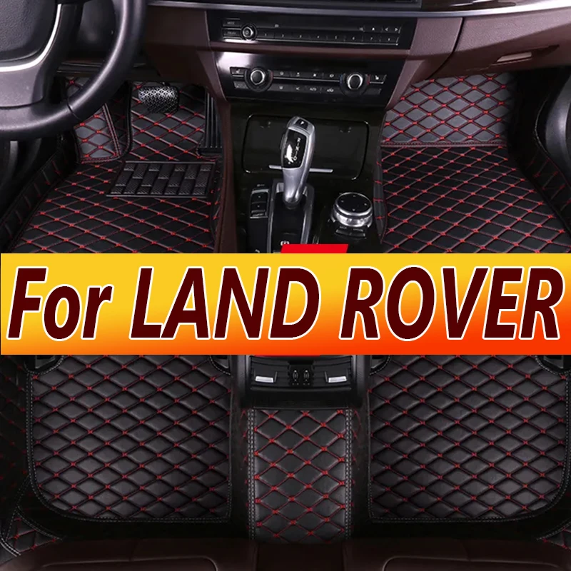 Car Floor Mats For LAND ROVER Evoque(2door) Evoque(4door) Evoque Conver Freelander Freelander 2 Velar  Car Accessories