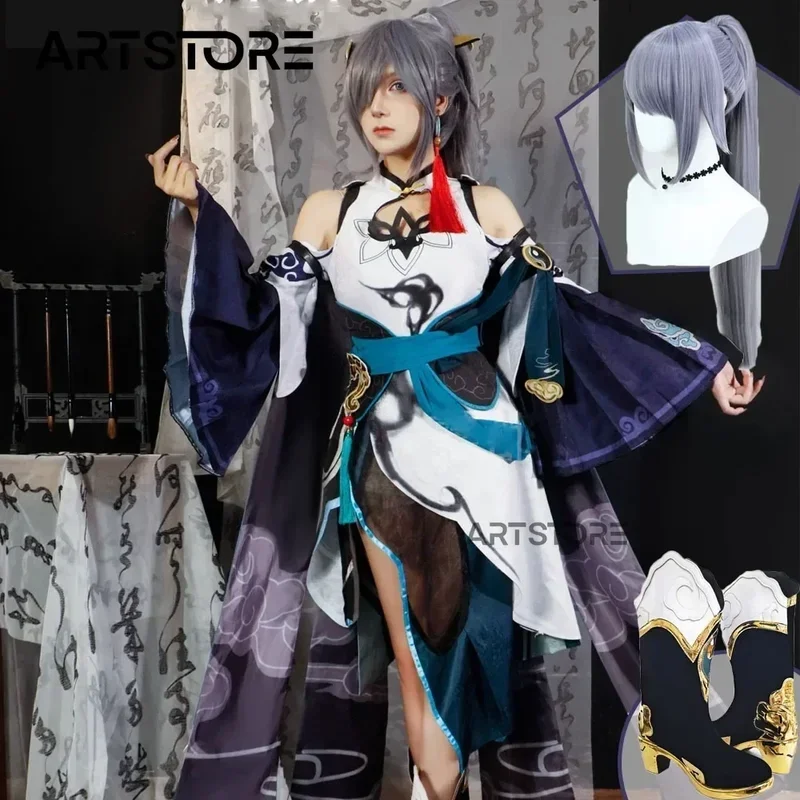 

Костюм для косплея Fu Hua Honkai Impact 3, косплей, комикс с искусственным париком, костюм для косплея, костюмы для Хэллоуина для женщин