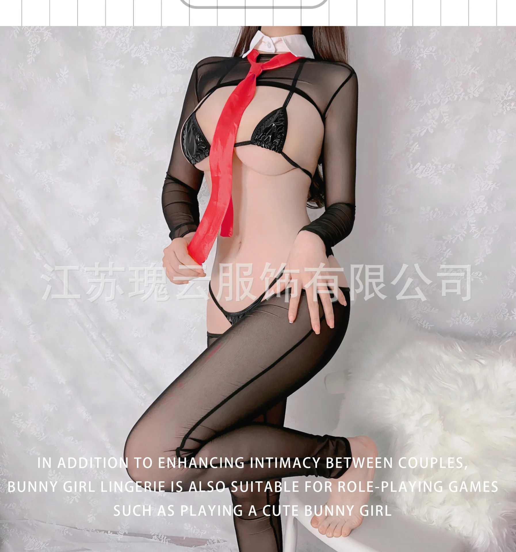 Sexy Women Clothing Exotic Porno Reverse Rabbit Spot Crooked Cute House Cos Bunny Size Net Gauze Dress Sexy Lingerie Animation