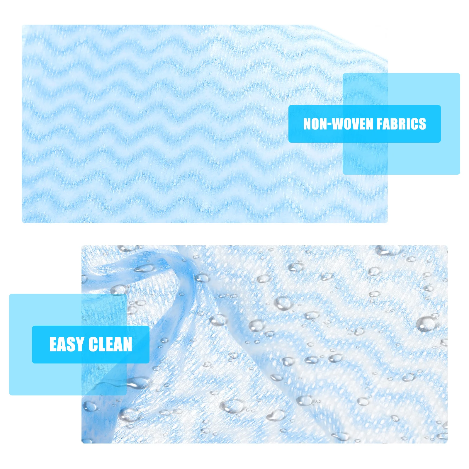 

160Pcs Non-Woven Fabric Dish Towel Kitchen Cleaning Cloth Disposable Oil Resistant Wiping Rags Reusable Dish Towel